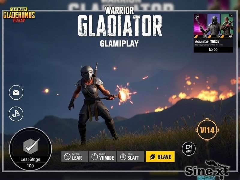 PUBG Warrior Gladiator Gameplay Screenshot